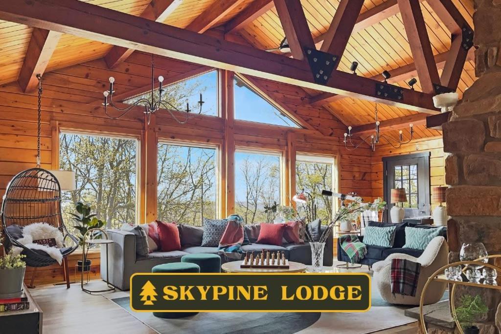 Skypine Lodge - Log Lodge Atop The World Jim Thorpe Buitenkant foto